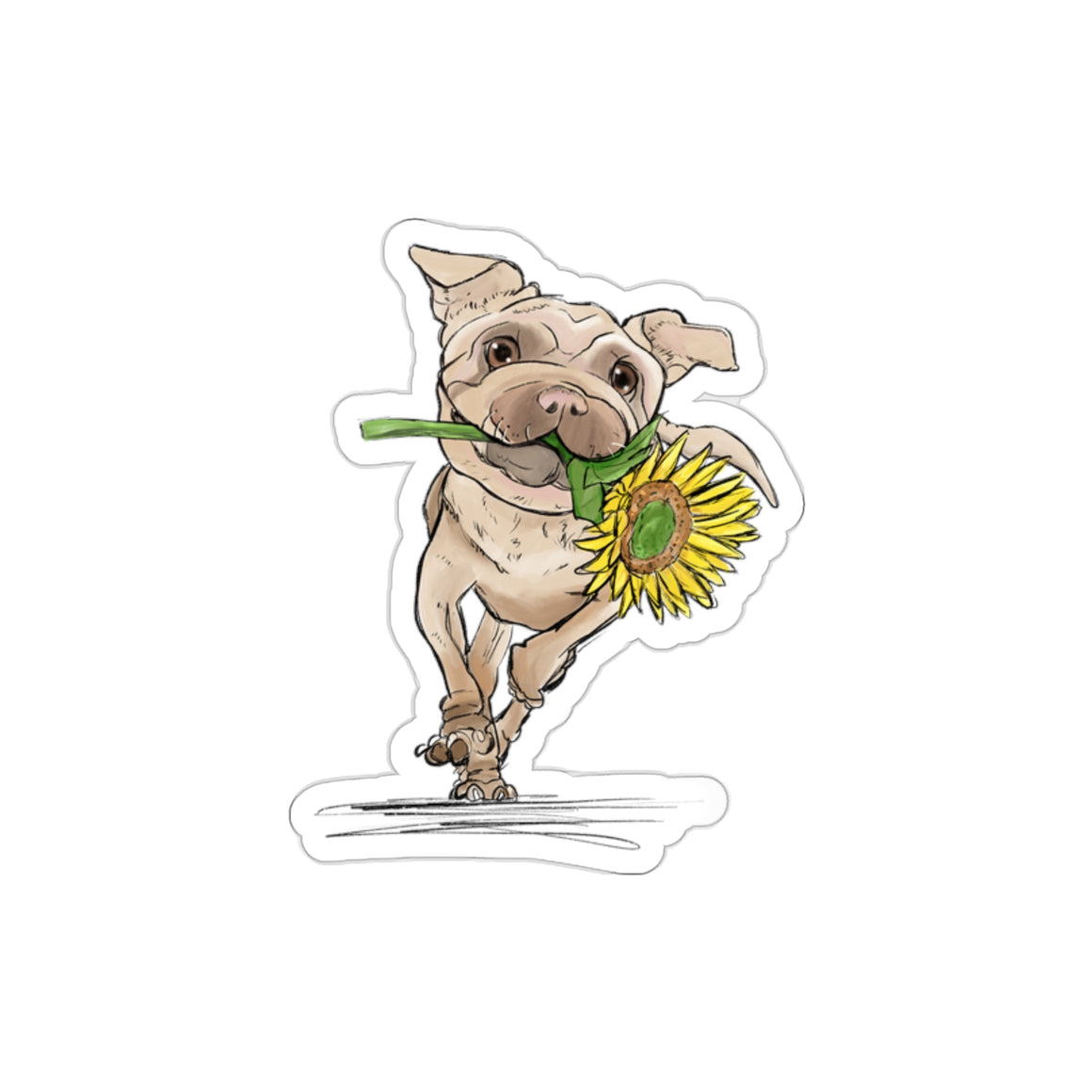 Mork Sunflower Vinyl Sticker