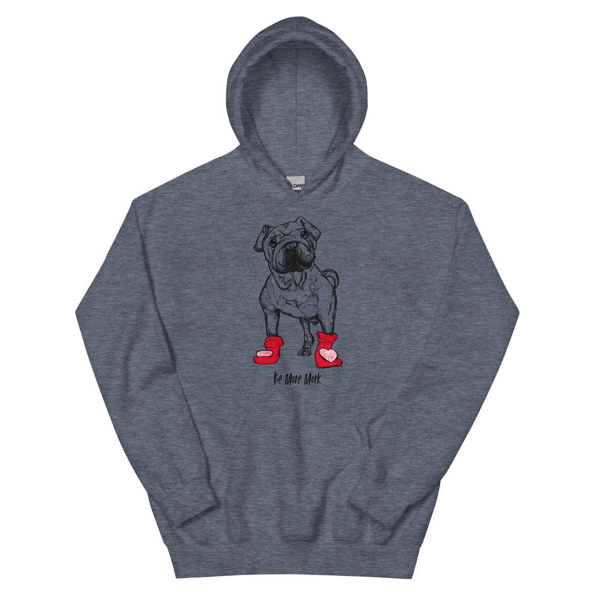 Mork in Heart Socks Unisex Hoodie