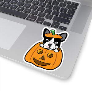 Pumpkin Frenchie Sticker (AB)