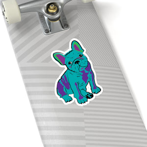Frenchie in the Blues Sticker (AB)