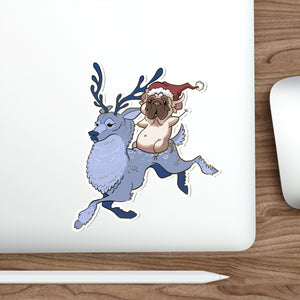 Mork Reindeer Vinyl Sticker