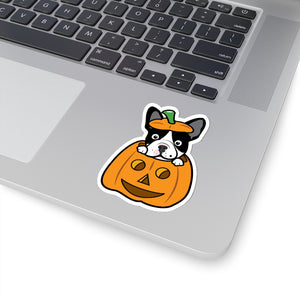 Pumpkin Frenchie Sticker (AB)