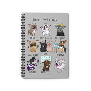 Frenchies: Today I Feel... Notebook