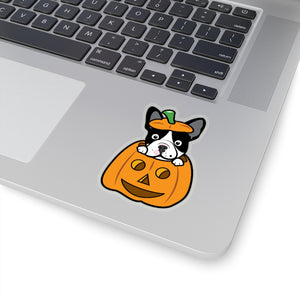 Pumpkin Frenchie Sticker (AB)