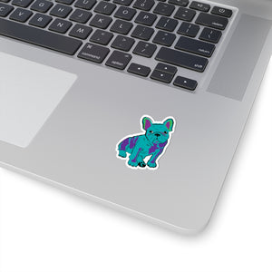 Frenchie in the Blues Sticker (AB)