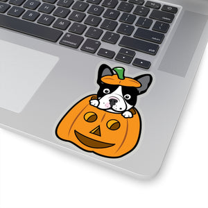 Pumpkin Frenchie Sticker (AB)