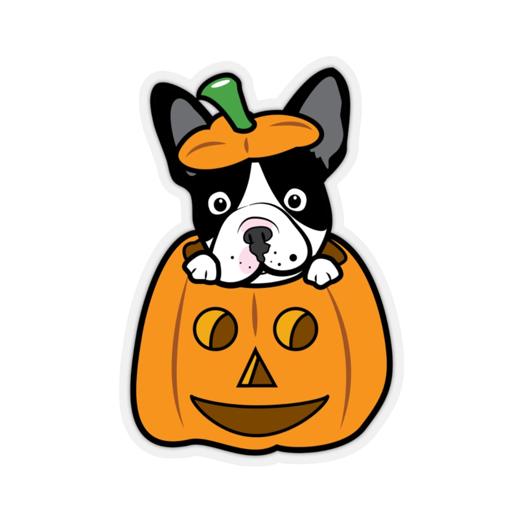 Pumpkin Frenchie Sticker (AB)