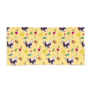 Frenchie-Fun in the Sun Beach Towel (AB)