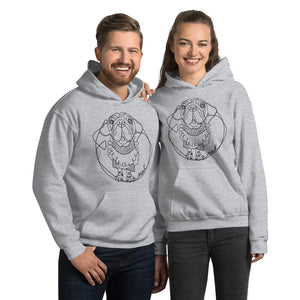 A Morkster OneLine Unisex Hoodie