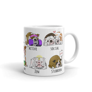 English bulldogs: Today I Feel Mug