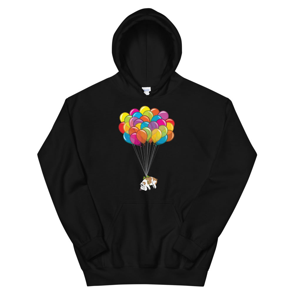 【U LAN】Eike printed balloon hoodie Eike printed balloon hoodie - U LAN